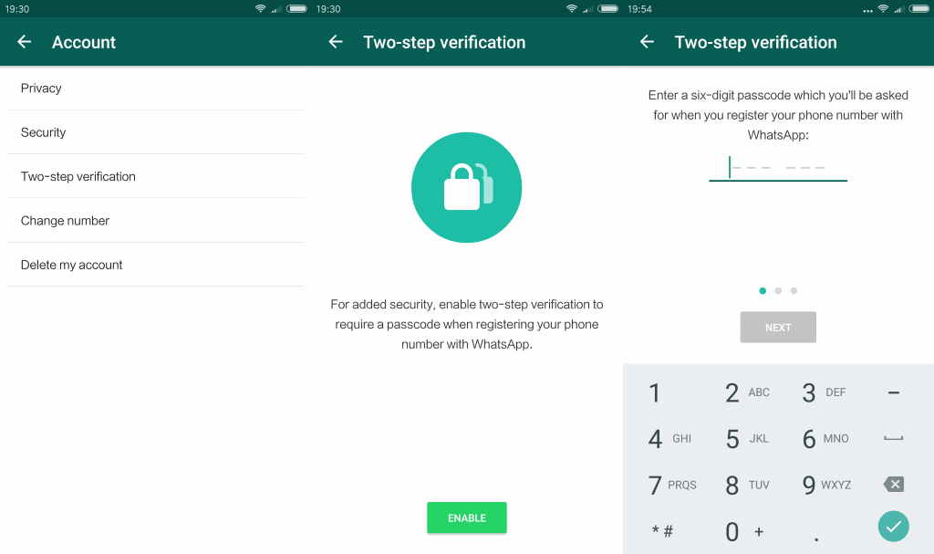 whatsapp verification code email